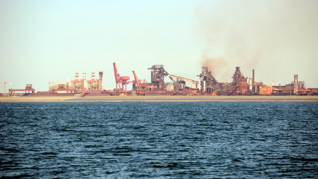 ArcelorMittal steel plant in Dunkirk